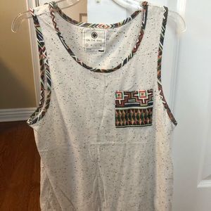 Mens multi color tank top